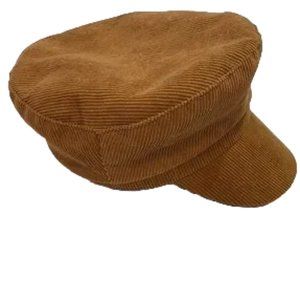 Newsboy hat - brown - one size fits all